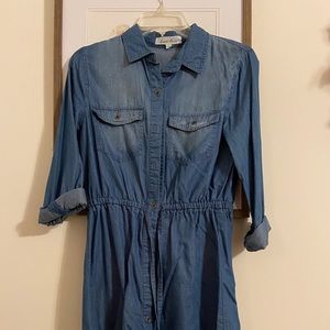 Blue Jean a Button Up Dress
